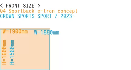 #Q4 Sportback e-tron concept + CROWN SPORTS SPORT Z 2023-